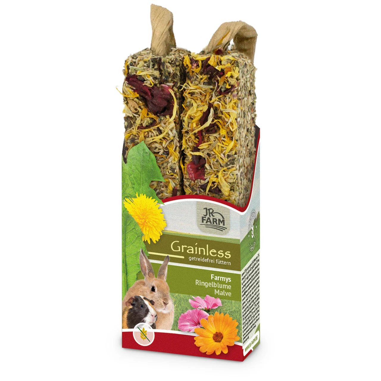 JR Farmys Gnaverstænger Grainless Morgenfrue og Katost 140 g